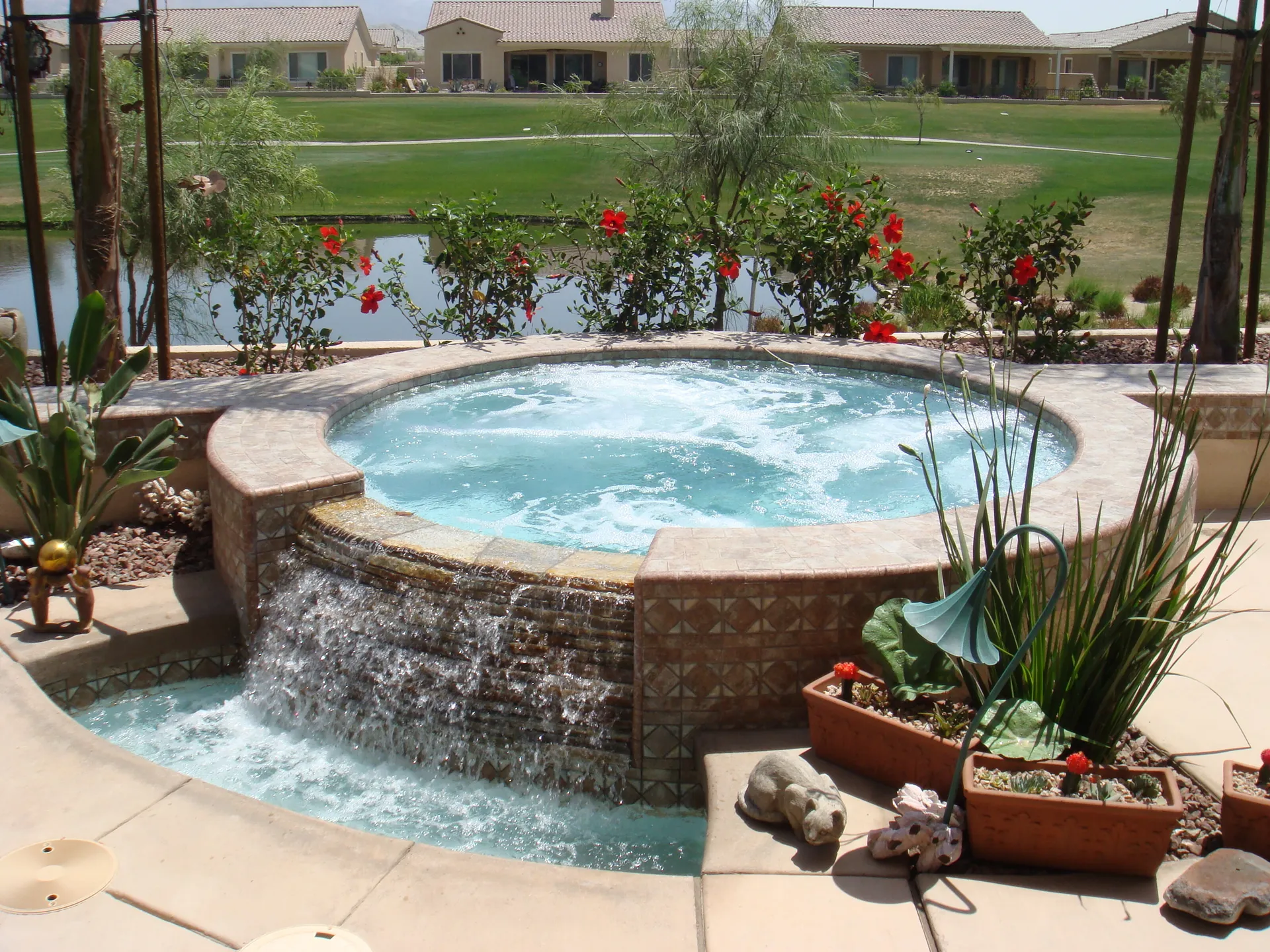 Luxury Pool Background